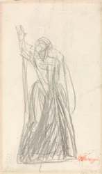 Figuurstudie voor Lady Macbeth