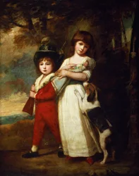 Portret van de Vernon kinderen