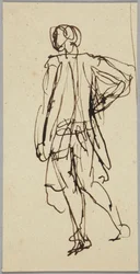 Staand mannelijk figuur