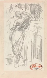 Staande vrouw