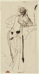 Staande vrouwenfiguur