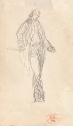 Studie naar de figuur van majoor Thomas Pearson