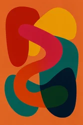 Evenwicht in chaos, 2025 (acryl op doek)