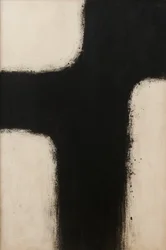 Botsing van geloof en angst, 2025 (acryl op doek)