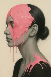 Vleesgeworden herinnering, 2025 (acryl op doek)