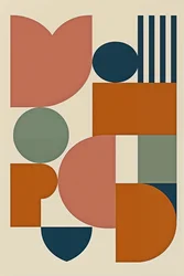 Geometrie van het Zelf, 2025 (acryl op doek)