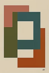 Lagen van Stem, 2025 (acryl op doek)