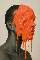 Molten Silence, 2025 (acrylverf op doek)