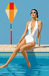 Zij bezit de stilte, 2025 (acryl op doek)