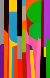Shifting Perspectives, 2025 (acryl op doek)