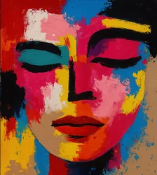 Verwarde frequenties, 2025 (acryl op doek)