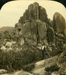 Cathedral Rock, Buffalo Ranges, Victoria, Australië, ca. 1909