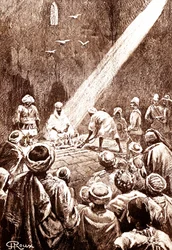 Nubische woestijn. Noord-Soedanese stam. 1888