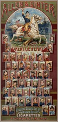 De Grote Generaals serie voor Allen & Ginter Cigarettes Brands