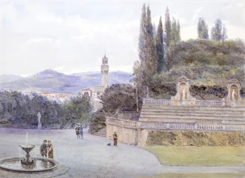 De Boboli-tuinen, Pitti-paleis, Florence