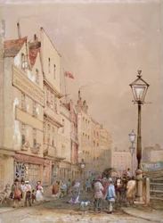 Uitzicht op Smithfield Market, City of London