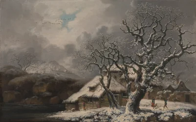 Een winterlandschap