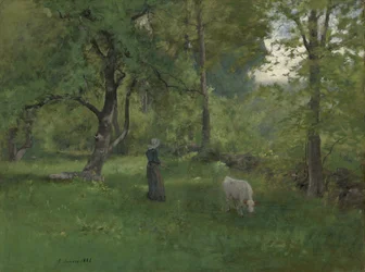 Groen landschap, 1886