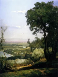 Uitzicht op Perugia, Italië