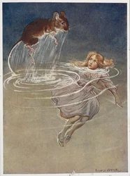 Alice in de tranenvijver