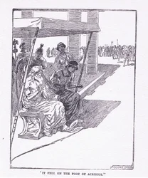 Het viel op de voet van Acrisius, uit The Heroes gepubliceerd door George Allen en Unwin 1929