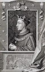 Hendrik V (1387-1422), naar een schilderij in Kensington Palace