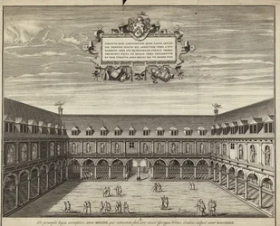 Het binnenplein van de Royal Exchange