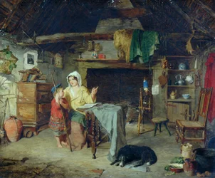 De Ettrick. Herderjongen ontvangt zijn eerste indrukken van zijn moeder, 1858