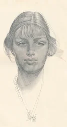 Het mooie meisje, ca. 1914