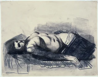 Odalisque (potlood op papier)