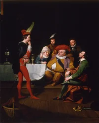 Falstaff speelt Henry IV, ca. 1834