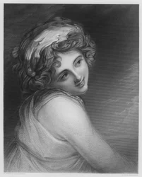 Een Bacchante, van het schilderij in de Vernon Gallery