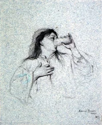 Meisje Drinkt
