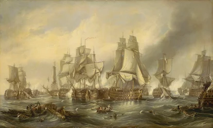 De Slag bij Trafalgar, 21 oktober 1805, ca. 1836