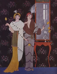 Art Deco modeplaat