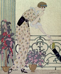 "Gazette du Bon Ton", kostuumplaat uit de "N