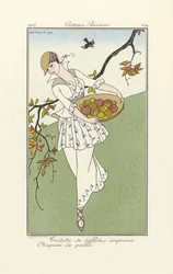 Dagjurk uit Costumes Parisiens, uitgegeven 1914