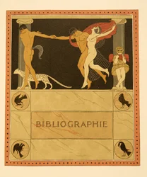 Illustratie uit Les Chansons de Bilitis, door Pierre Louys, pub. 1922