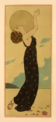 Les Mysteres, illustratie uit Les Chansons de Bilitis, door Pierre Louys, uitgegeven 1922