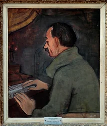 Portret van Maurice Utrillo