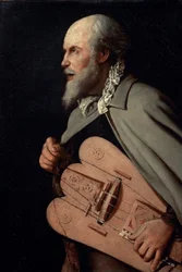 Le vielleur, ca. 1620-1625