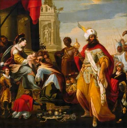 De aanbidding der wijzen, voor 1624