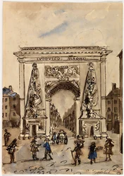 Ingang van de voorstad Saint-Martin