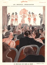Le specatacle dans la salle, illustratie uit 