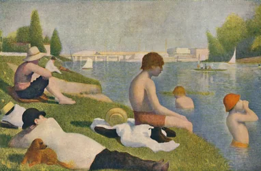 Het bad, baders in Asnières, 1884, 1937.