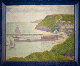 Port-en-Bessin, voorhaven, hoogwater (olieverf op doek)