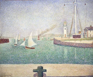 Ingang van de haven van Honfleur