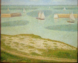 Port-en-Bessin, ingang van de voorhaven