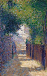 Rue Saint-Vincent in de lente, ca. 1884