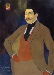 Portret van de romanschrijver Paul Adam 1862-1920, ca. 1900